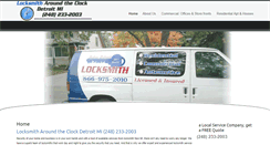 Desktop Screenshot of locksmitharoundclock.com